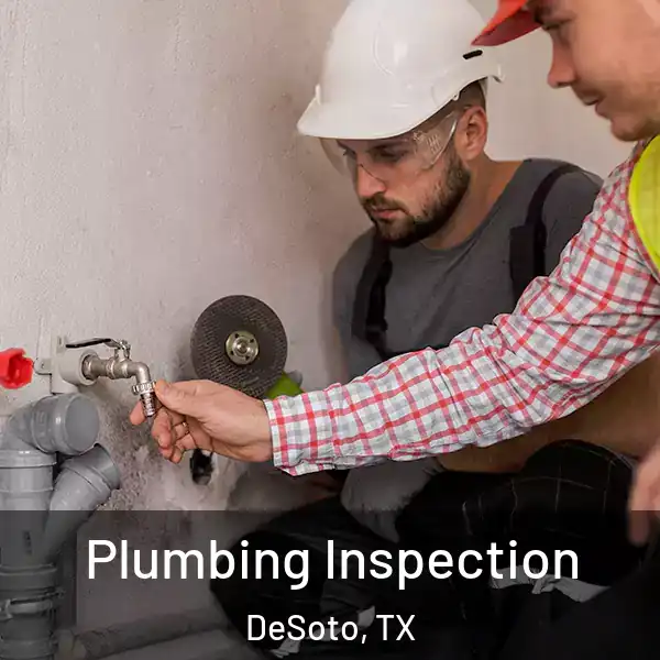  Plumbing Inspection DeSoto, TX
